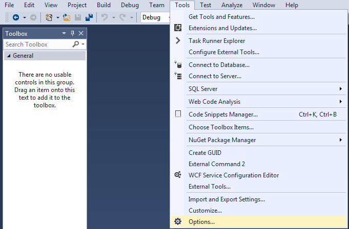 Visual Studio: Ustawienia skrótów klawiszowych