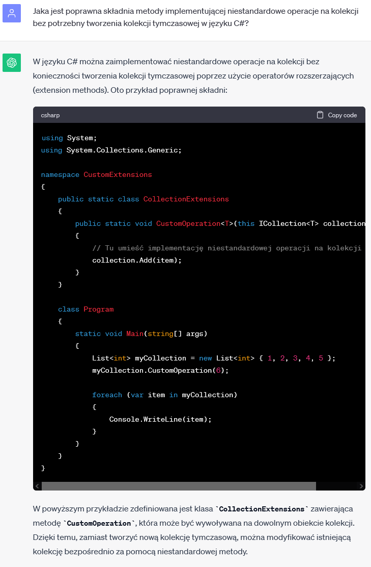ChatGPT: poprawna składnia meody w C#